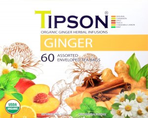 Tipson Tipson ORGANIC GINGER ASSORTED saszetki 60x1,5g 3