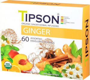Tipson Tipson ORGANIC GINGER ASSORTED saszetki 60x1,5g 4