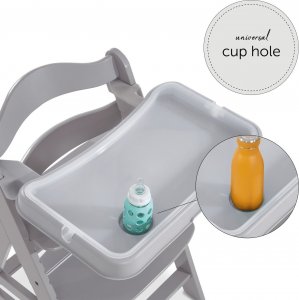 Hauck hauck tacka Alpha-Tray Grey one size 23