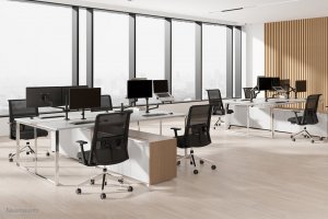 Neomounts Uchwyt biurkowy na 2 monitory 17" - 27" (DS60-425BL2) 18