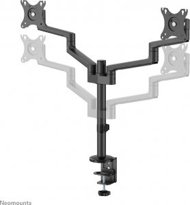 Neomounts Uchwyt biurkowy na 2 monitory 17" - 27" (DS60-425BL2) 6