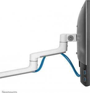 Neomounts Uchwyt biurkowy na 2 monitory 17" - 27" (DS60-425WH2) 12