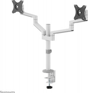Neomounts Uchwyt biurkowy na 2 monitory 17" - 27" (DS60-425WH2) 14