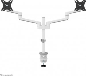 Neomounts Uchwyt biurkowy na 2 monitory 17" - 27" (DS60-425WH2) 15