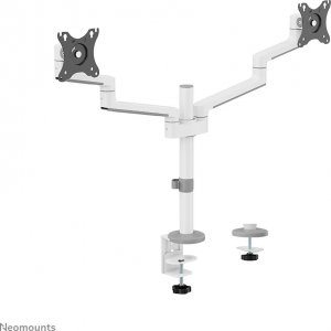 Neomounts Uchwyt biurkowy na 2 monitory 17" - 27" (DS60-425WH2) 16