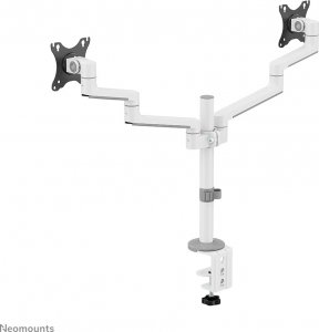 Neomounts Uchwyt biurkowy na 2 monitory 17" - 27" (DS60-425WH2) 17