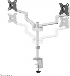 Neomounts Uchwyt biurkowy na 2 monitory 17" - 27" (DS60-425WH2) 6