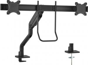 Neomounts Uchwyt biurkowy na 2 monitory 17" - 27" (DS75S-950BL2) 14