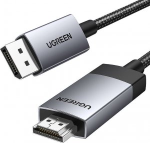 Kabel Ugreen DisplayPort - HDMI 1m szary (15773) 1