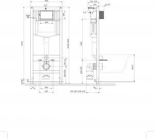 Stelaż Cersanit AQUA 50 PNEU QF (K97-521) 3