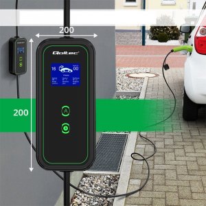Ładowarka Qoltec Mobilna do samochodów EV 2w1 Typ 2, 7kW, 230V, CEE 5 PIN 16