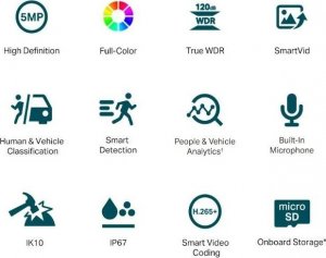 Kamera IP TP-Link Kamera sieciowa VIGI C250(2.8mm) 5MP Full-Color Dome 2