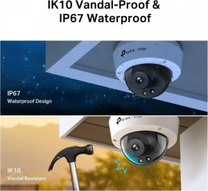 Kamera IP TP-Link Kamera sieciowa VIGI C250(2.8mm) 5MP Full-Color Dome 8