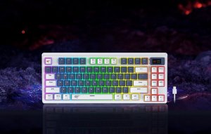 Klawiatura Havit Klawiatura mechaniczna gamingowa Havit KB884L Biała 7