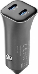 Ładowarka Ricomm Ładowarka samochodowa 40W Ricomm RA401 2xUSB-C 2