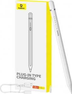 Rysik Baseus Aktywny rysik Baseus Smooth Writing Series z ładowaniem bezprzewodowym, USB-C (Biały) 5