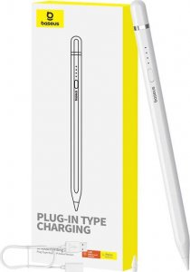 Rysik Baseus Aktywny rysik Baseus Smooth Writing Series z ładowaniem plug-in lightning (Biały) 5