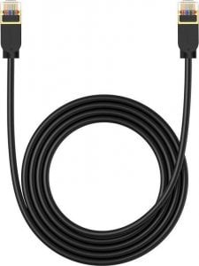 Baseus Kabel sieciowy Baseus High Speed, Ethernet RJ45, 10 Gb, Cat.7, 2m (czarny) 1