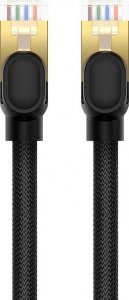 Baseus Kabel sieciowy kat. 8 Baseus Ethernet RJ45, 40Gbps, 1m (czarny) 4