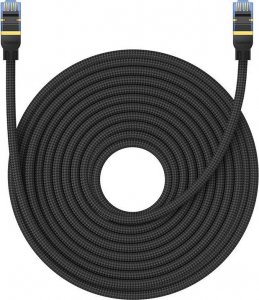 Baseus Kabel sieciowy w oplocie kat. 7 Baseus Ethernet RJ45, 10Gbps, 20m (czarny) 3