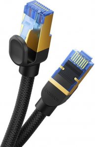 Baseus Kabel sieciowy w oplocie kat. 7 Baseus Ethernet RJ45, 10Gbps, 20m (czarny) 5