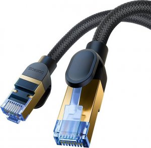 Baseus Kabel sieciowy w oplocie kat. 7 Baseus Ethernet RJ45, 10Gbps, 20m (czarny) 6