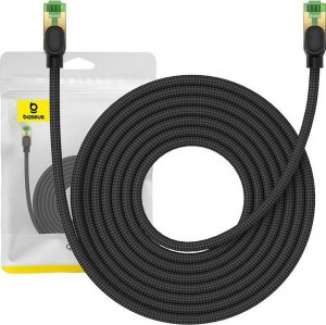 Baseus Kabel sieciowy w oplocie kat. 8 Baseus Ethernet RJ45, 40Gbps, 8m (czarny) 1
