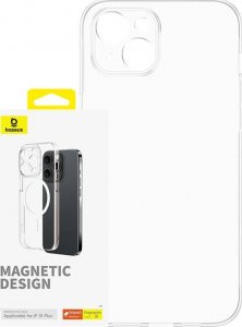 Baseus Magnetyczne Etui na telefon iPhone 15 Plus Baseus OS-Lucent Series (Przezroczysty) 1