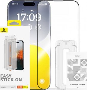 Baseus Szkło hartowane prywatyzujące Baseus Sapphire iPhone 15 1