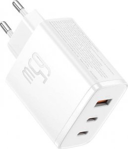 Ładowarka Baseus Ładowarka sieciowa Baseus OS-Cube Pro 2xUSB-C + USB, 65W (biała) 3