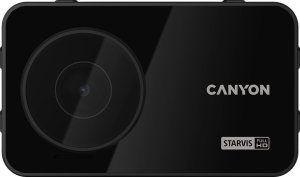 Wideorejestrator Canyon Canyon DVR10GPS, 3.0'' IPS (640x360), FHD 1920x1080@60fps, NTK96675, 2 MP CMOS Sony Starvis IMX307 image sensor, 2 MP camera, 136° Viewing Angle, Wi-Fi, GPS, Video camera database, USB Type-C, Supercapacitor, Night Vision, Motion D 1