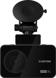 Wideorejestrator Canyon Canyon DVR40GPS, 3.0'' IPS(640x360), touchscreen, UHD 4K 3840x2160@30fps, WQHD 2.5K 2560x1440@60fps, NTK96670, 8 MP CMOS Sony Starvis IMX415 image sensor, 8 MP cam, 140° Viewing Angle, Wi-Fi, GPS, Video camera database, USB-C, 5