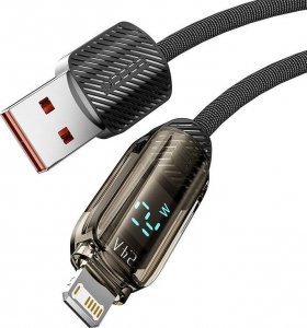 Kabel USB Toocki USB-A - Lightning 1 m Czarny (TXCLYX01) 1