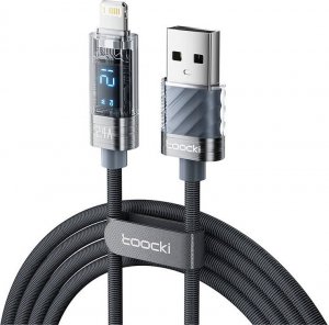 Kabel USB Toocki USB-A - Lightning 1 m Szary (TXCLZX0G-01) 1