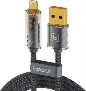 Kabel USB Toocki USB-A - Lightning 1 m Czarny (TXCLJDA03) 1