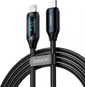 Kabel USB Toocki USB-C - Lightning 1 m Czarny (TXCTL -XY08) 1