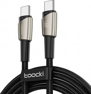 Kabel USB Toocki USB-C - USB-C 1 m Czarny (TXCTT14- LG01) 1