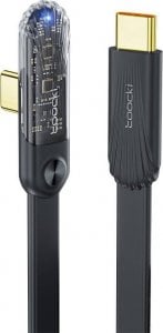 Kabel USB Toocki USB-C - USB-C 1 m Czarny (TQ-X32) 1