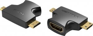 Adapter AV Vention Adapter 2w1 HDMI - Micro/Mini HDMI Vention AGFB0 (czarny) 3
