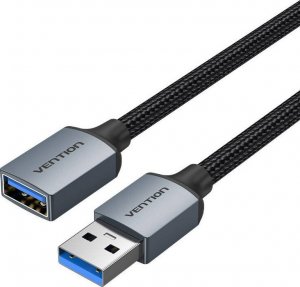 Kabel USB Vention USB-A - USB-A 2 m Czarny (CBLHH) 4