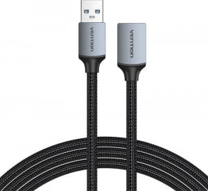Kabel USB Vention USB-A - USB-A 3 m Czarny (CBLHI) 1