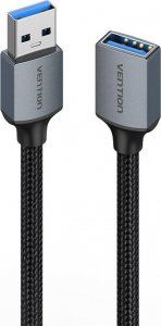 Kabel USB Vention USB-A - USB-A 3 m Czarny (CBLHI) 2