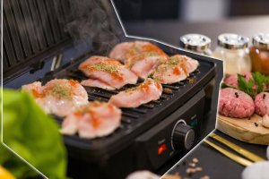 Grill elektryczny Lehmann GRILL ELEKTRYCZNY OPIEKACZ PANINI 2200W ROZKŁADANY 12