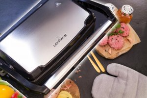 Grill elektryczny Lehmann GRILL ELEKTRYCZNY OPIEKACZ PANINI 2200W ROZKŁADANY 13