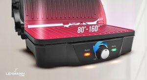 Grill elektryczny Lehmann GRILL ELEKTRYCZNY OPIEKACZ PANINI 2200W ROZKŁADANY 5