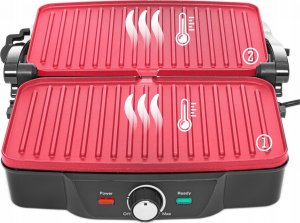 Grill elektryczny Lehmann GRILL ELEKTRYCZNY OPIEKACZ PANINI 2200W ROZKŁADANY 6