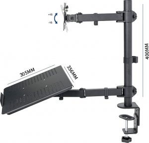 HDWR Uchwyt biurkowy na monitor 13" - 27" (LM01) 3