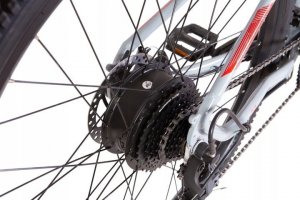 Rower elektryczny Hurtex ROWER ELEKTRYCZNY VELOTRADE F-1 SZARY 29 2023 2