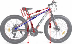 MalTrack Rower Górski Terenowy MalTrack FAT BIKE Duże Koła 3