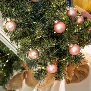Kadax Choinka sztuczna Mała Juta 80 cm Zielona Ozdobna 7